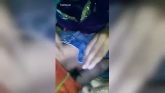 Blue Saree Bhabhi Getting Drilled By Me In Missionary Moaning Loud