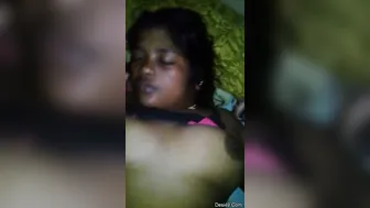 Village GF Moaning Loud Getting Her Tits Grabbed And Fucked
