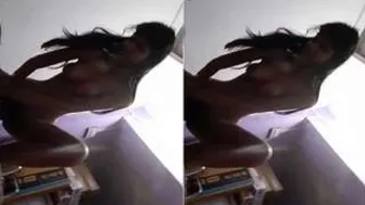 Riding My Thick Cock Hard Making Her Moan Loud In Her Bedroom