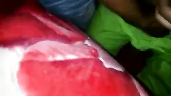 Desi Couple Making Love Under Blankets Keeping Warm In Winters