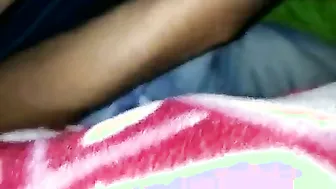 Desi Couple Making Love Under Blankets Keeping Warm In Winters