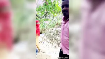 Village GF Fucking Outdoors Hidden From Everyone Else
