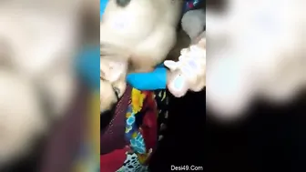 Shy Wife Stroking His Cock Before Letting Him Fuck Her Hard
