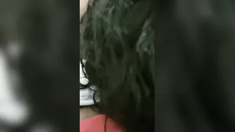 Shy Wife Getting Her Tits Squeezed While Sucking His Dick