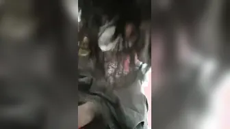 Shy Wife Getting Her Tits Squeezed While Sucking His Dick