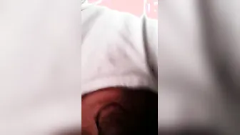 Shy Wife Getting Her Tits Squeezed While Sucking His Dick