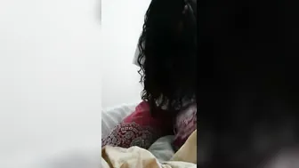 Shy Wife Getting Her Tits Squeezed While Sucking His Dick