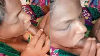 Village Wife Sucking Dick Like A Pro Making Him Explode In Mouth