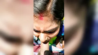 Desi Lovers Outdoor Makeout Session Fucking Hard Behind Trees