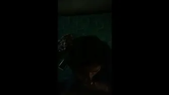My GF On Her Knees Sucking Cock Like A Hungry Little Slut