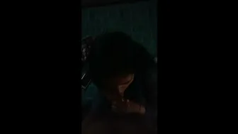 My GF On Her Knees Sucking Cock Like A Hungry Little Slut