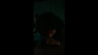 My GF On Her Knees Sucking Cock Like A Hungry Little Slut