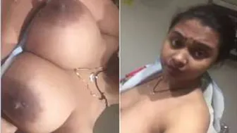Desi Bhabhi Teasing And Flashing Her Big Melons For Her Lover