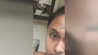 Desi Bhabhi Teasing And Flashing Her Big Melons For Her Lover