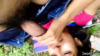 My GF Blowing Me Outside In The Alley After Our Date