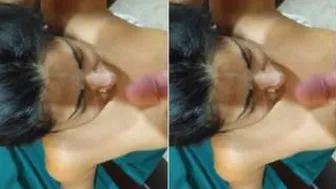 Nri GF Getting Pounded Hard And Taking His Load On Face