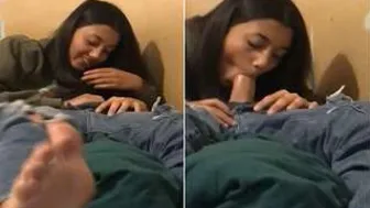 Gorgeous Nri Babe Giving Sloppy Blowjob To Her Boyfriend Today