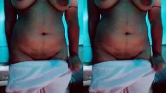 Shy Desi Girl Recording Herself Naked Touching Body For Boyfriend