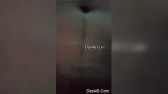 Shy Desi Girl Recording Herself Naked Touching Body For Boyfriend
