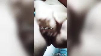 Shy Desi Girl Recording Herself Naked Touching Body For Boyfriend