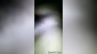 GF Spreading Wide Open Getting Her Pussy Eaten Good