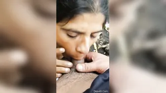 Married Woman Sucking Me Off Outside Behind The Building Fast