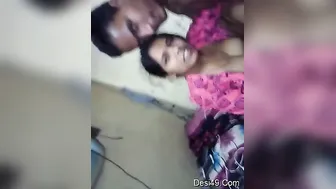 Village Lovers Kissing And Fucking Passionately In Hidden Room