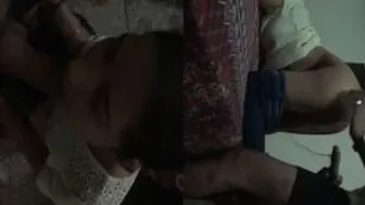 Pretty GF Blowing Me Before Doggy In Our Bedroom