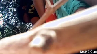 My Neighbor Bhabhi Riding Me Hard Outside Her Village Home