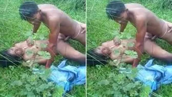 Desi Lovers Fucking Under The Open Sky In Secluded Fields