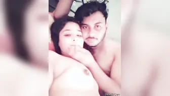 Desi Lovers Making Out And Fucking Passionately In Their Room