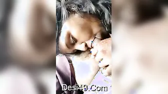 Telugu Gf Giving Sloppy Blowjob In Parked Car Late Night