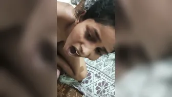 Slutty GF Swallowing Cum After Blowjob Amateur Indian