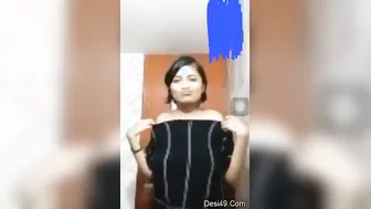 My Cute GF Flashing Her Perky Tits Just For Me Tonight