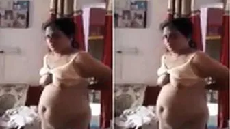 Married Bhabhi Stripping Naked For Her Husband In The Bedroom
