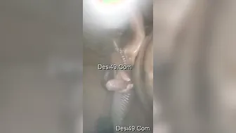 Oiling Up My Horny Babe Before She Goes Down On Me At Home