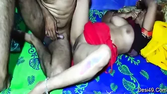 Married Bhabhi Getting Her Mouth And Pussy Used By Hubby