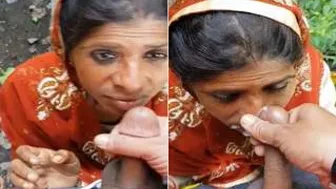 Village Bhabhi Giving Outdoor Pleasure In The Fields