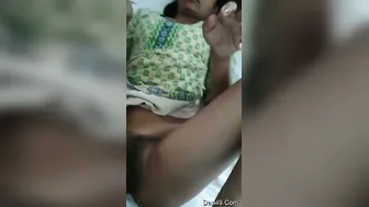 Hot Indian Couple Making Out Before He Fucks Her On The Bed