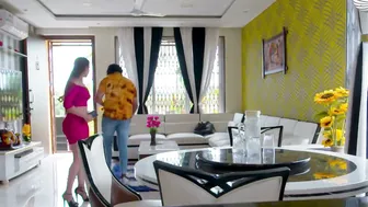 Mumbai GF Surprising Him Naked With Good And Bad News