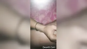 His Oiled Cock Getting Sucked Deep By Horny Indian GF