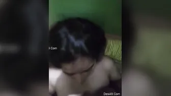 Young Desi Babe Deepthroating Before Taking It Hard Missionary