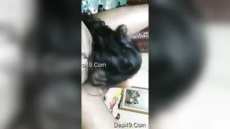 Desi Wife Jerking And Sucking His Cock Making Him Explode