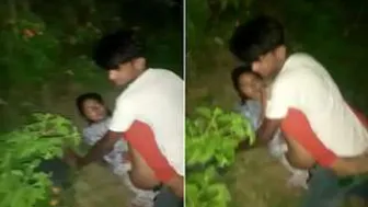 Lovers Sneaking Outside To Fuck Against The Wall In Private