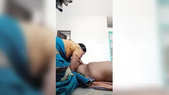 Mallu Bhabhi Sucking And Riding Him In Their Village Home Again