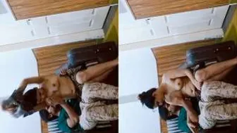 Real Couple Getting Intimate And Fucking Passionately At Night