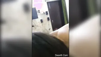 Sexy Neighbor Bhabhi Stroking His Cock Until He Explodes Hard