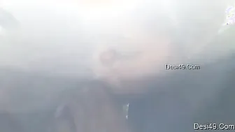 Desi GF Sucking His Cock Outside Behind The Building