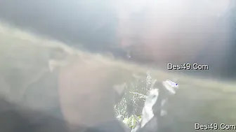 Desi GF Sucking His Cock Outside Behind The Building
