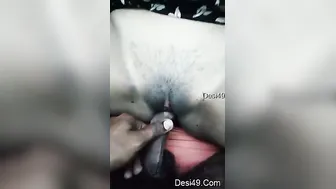 Village GF Bent Over Getting Her Pussy Fucked Roughly